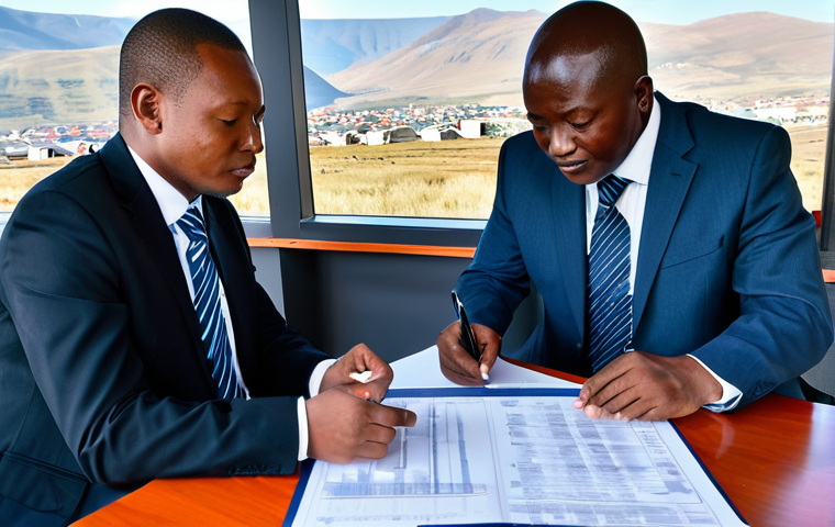 레소토에서의 법률 및 규제 - Property Law & Foreign Investment**

"A modern office building in Maseru, Lesotho, with lawyers in p...