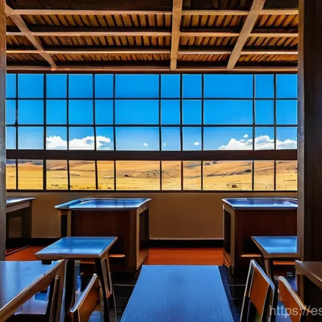 레소토의 교육 시스템 - Here are three detailed image prompts in English, designed to be appropriate for a 15+ audience and ...